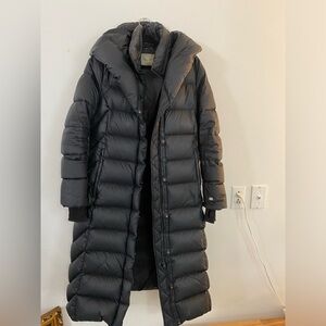 Soia and Kyo Medium Black Down Long Coat
